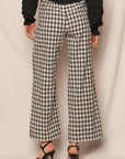 Audrey Plaid Wide Leg Pants