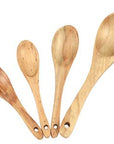 Stripe Potholder + Wooden Measuring Spoon Gift Set