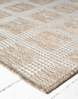 Ocean Gridscape Indoor/Outdoor Area Rug