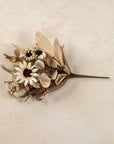 Cream Sunflower + Wheat Bouquet