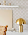 Classic Check Floral Peel and Stick Wallpaper