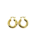 18k Gold Filled Thick Small Hoop Earrings