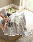 Quinn Plaid Cozy Knit Throw 60" x 70"