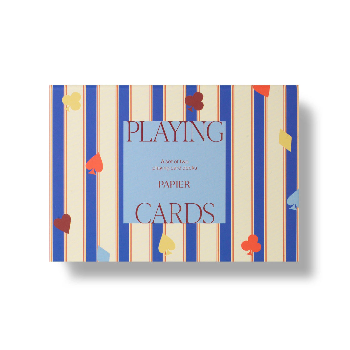 Playing Cards, Set of 2 - Suits & Stripes
