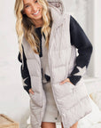 Longline Puffer Vest