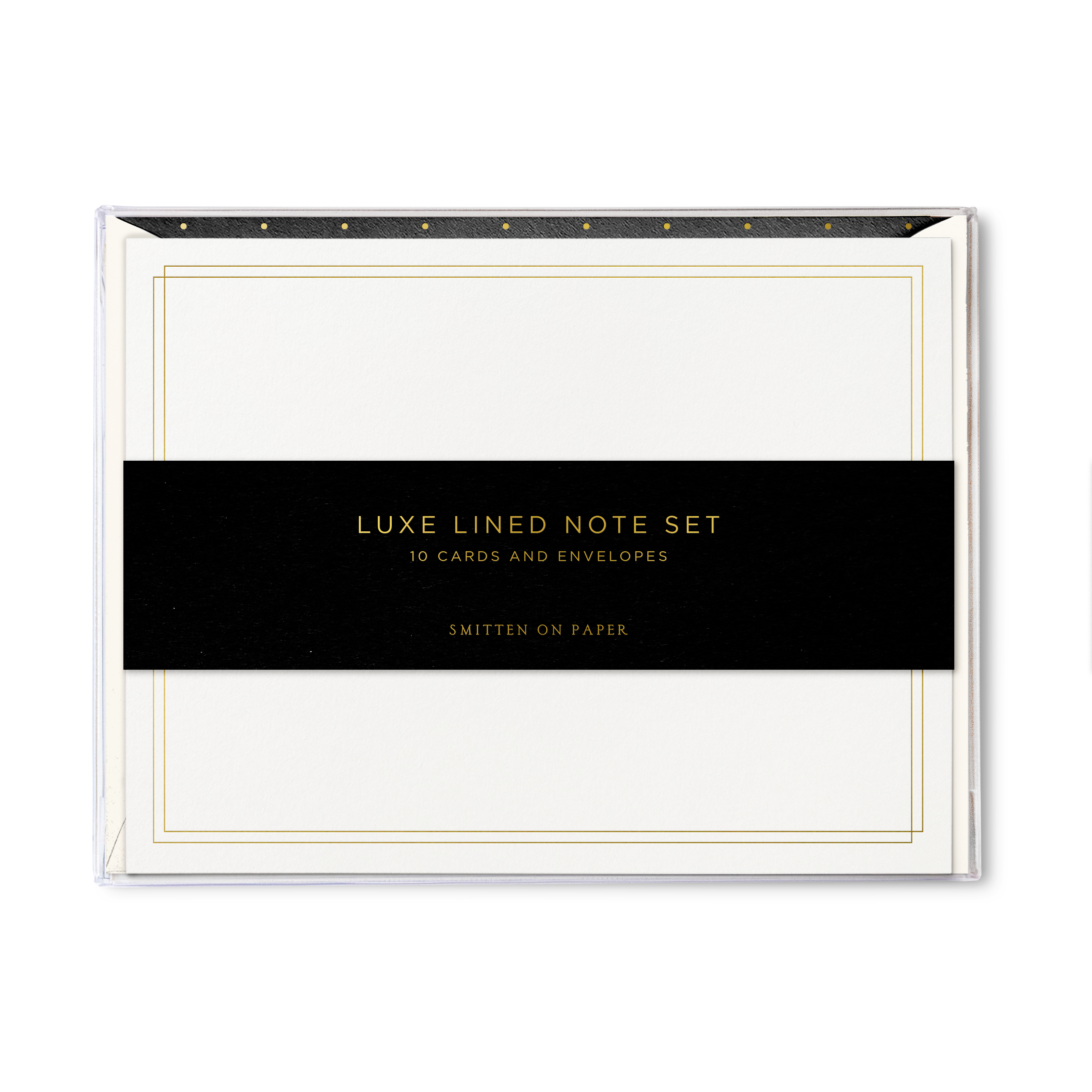 Posh Polka Dot Luxe Lined Note Set – Maison Blanc