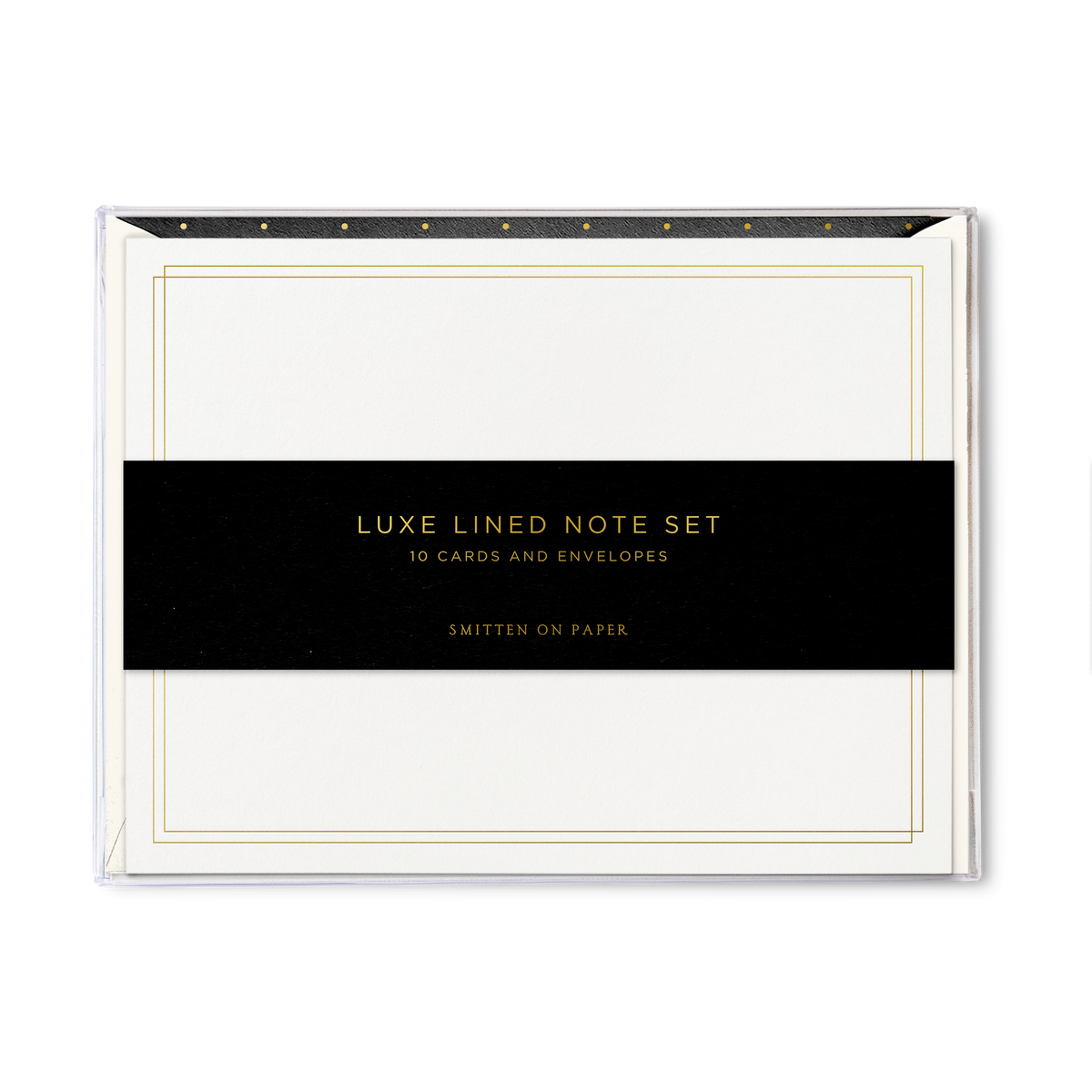 Posh Polka Dot Luxe Lined Note Set