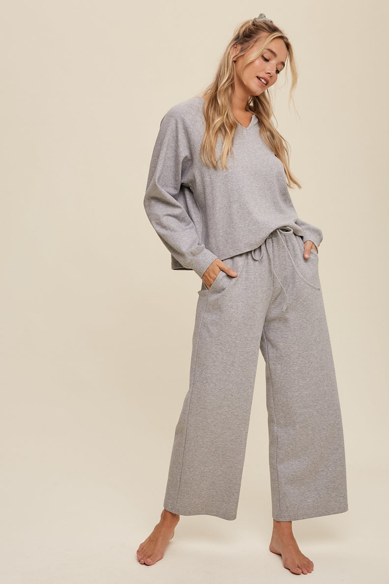 Relaxed V-Neck Lounge Set