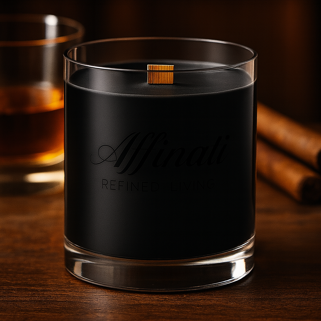 Smoked Bourbon Wooden Wick Candle