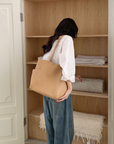 Large Tote Bag w/Cosmetic Pouch