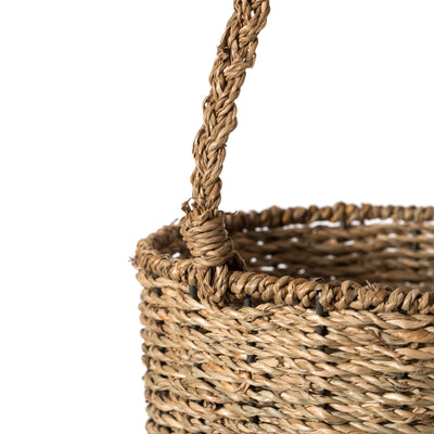 Woven Seagrass Hanging Basket - Cloth + Cabin