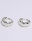 Minimalist Dome Huggie Earrings