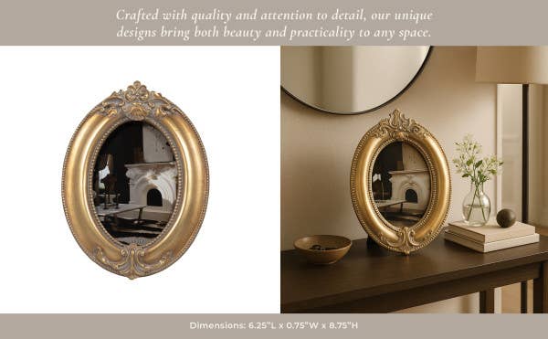 Gold Applique Photo Frame - Cloth + Cabin