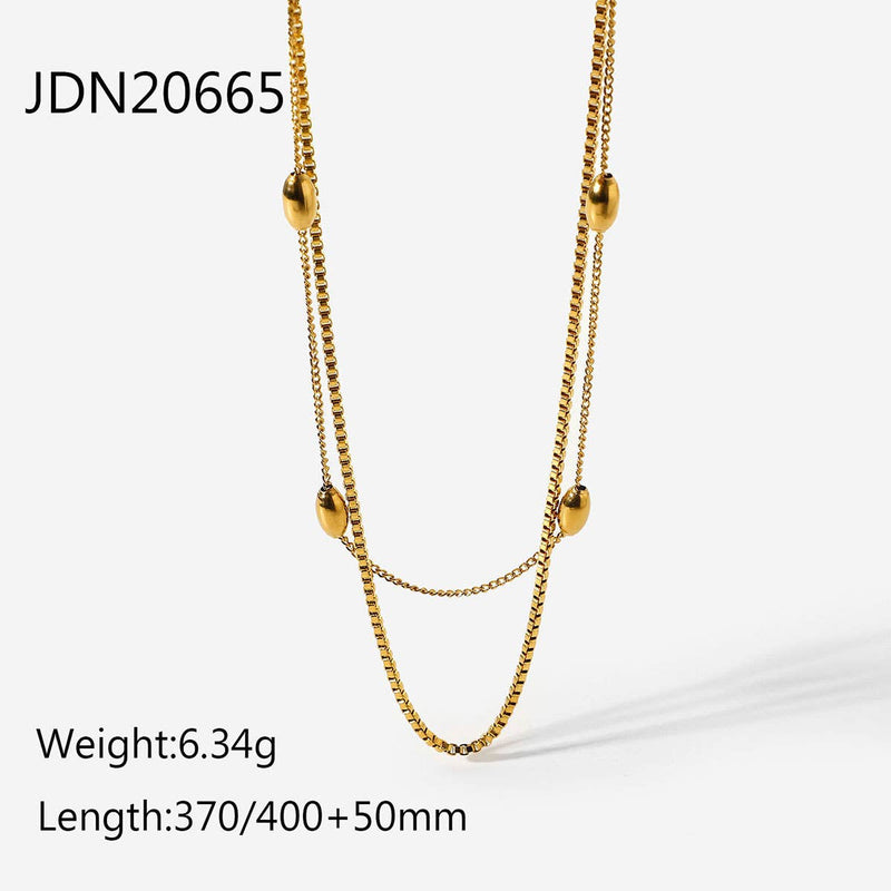 Multilayer Gold Necklace - Cloth + Cabin