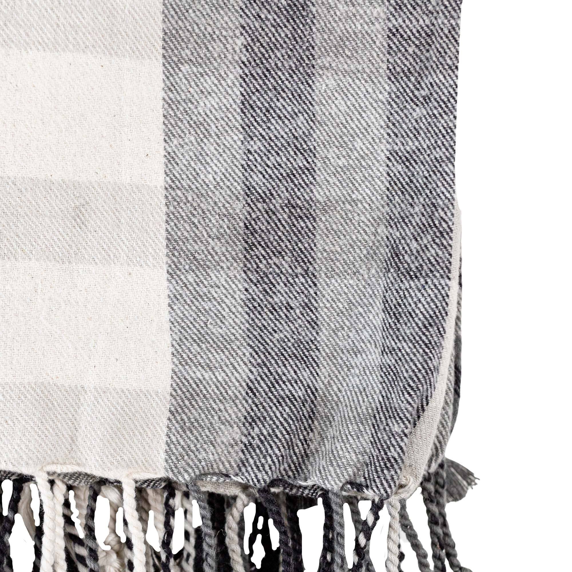 Arlen Woven Plaid Throw Blanket