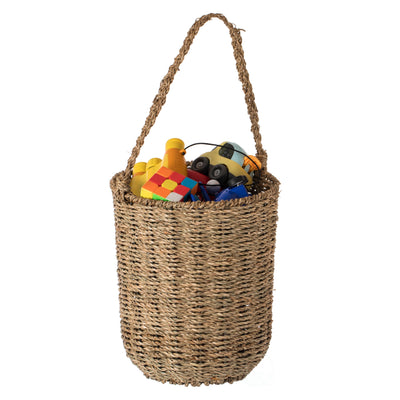 Woven Seagrass Hanging Basket - Cloth + Cabin