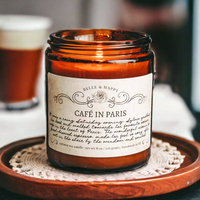 Café in Paris Coconut Soy Candle 8oz