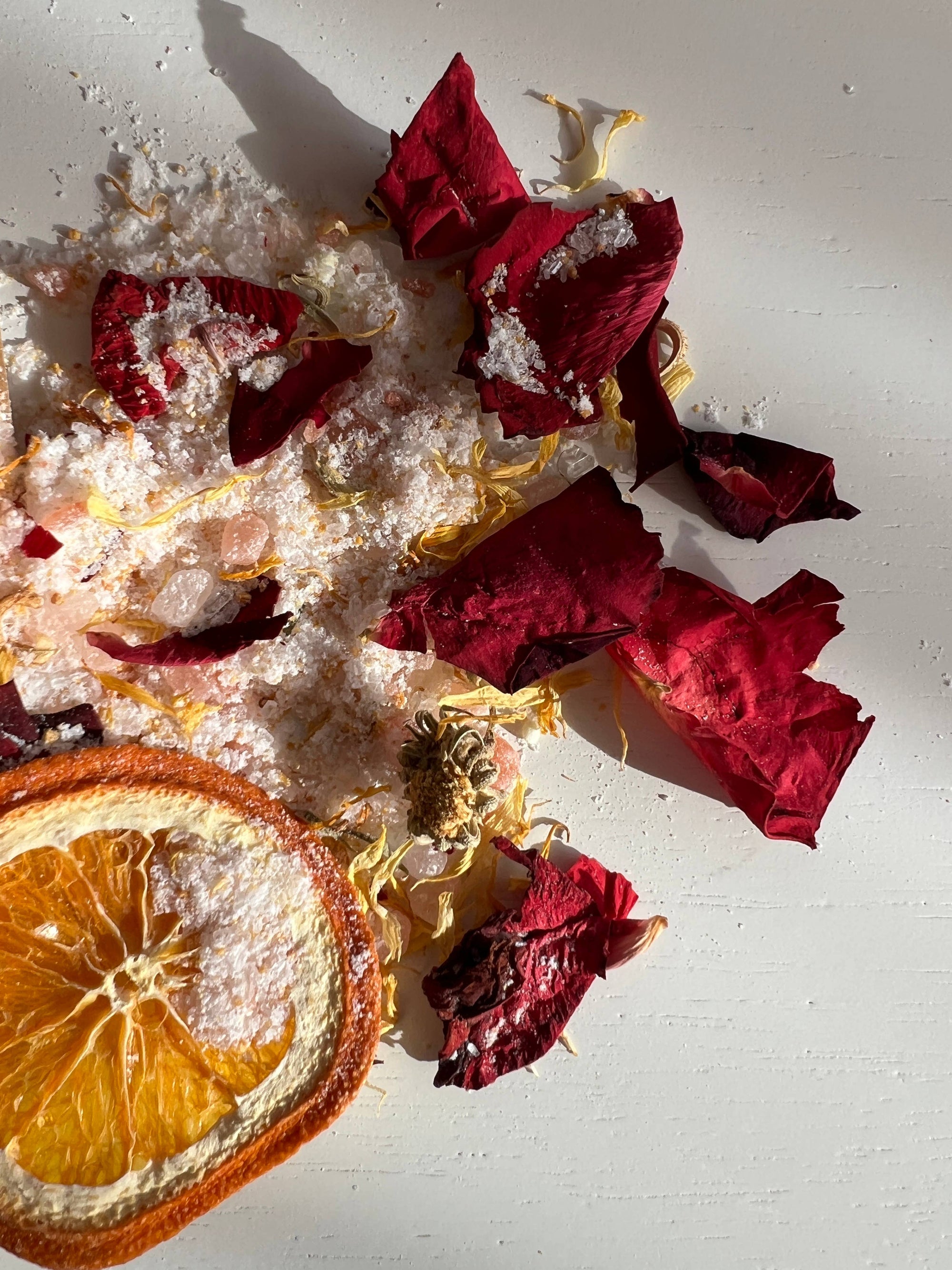 Love Struck - Calendula, Rose, & Orange Bath Salts - Cloth + Cabin