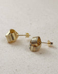 18k Gold Filled Wire Knot Stud Earrings