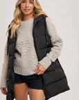 Longline Puffer Vest