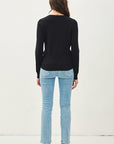 Maggie-Crew Neck Soft Knit Sweater