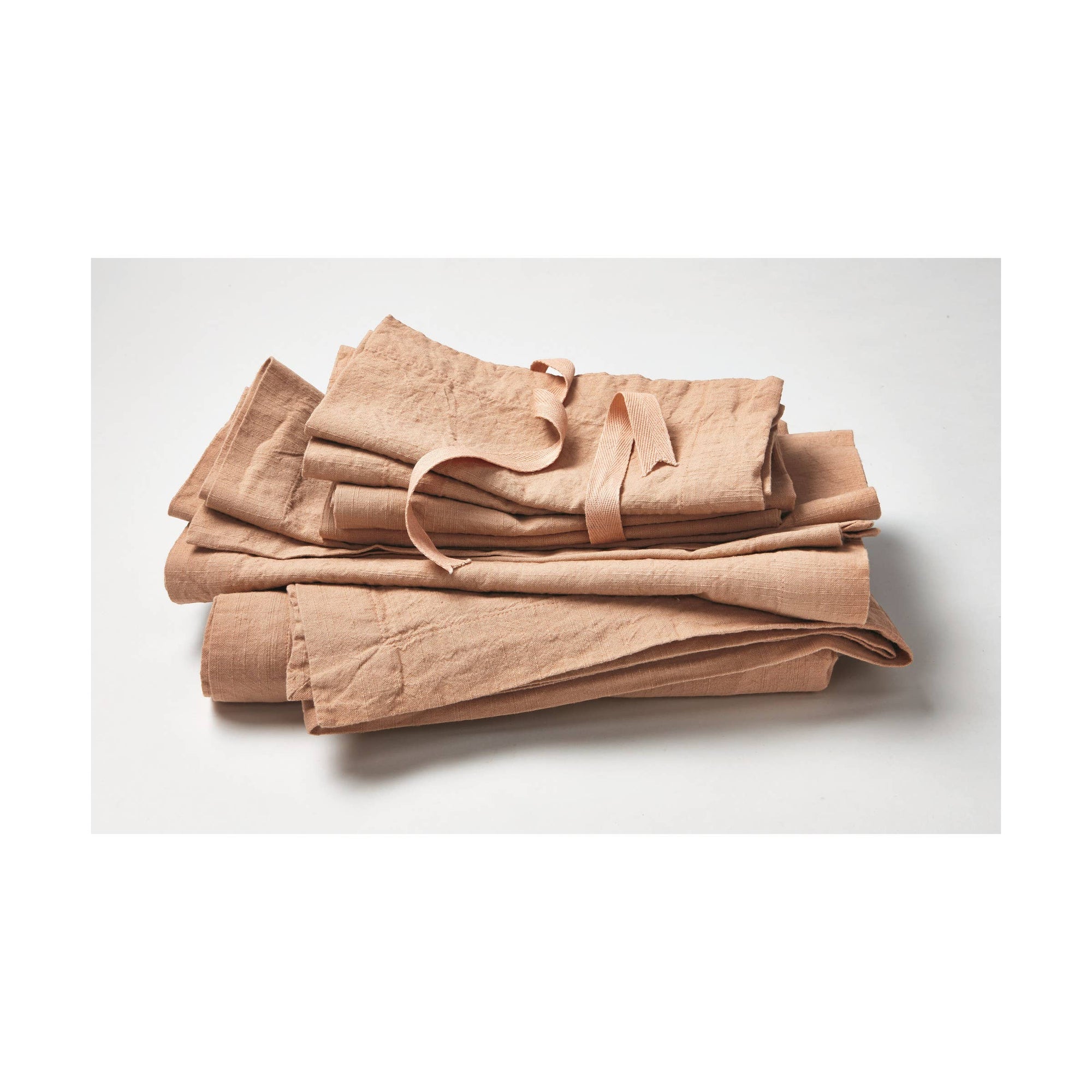 Threads Slub Runner Blush Cotton - Cloth + Cabin