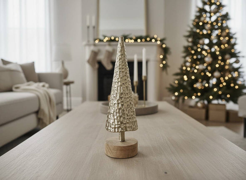 Gold Metal Tree 11x3x3in