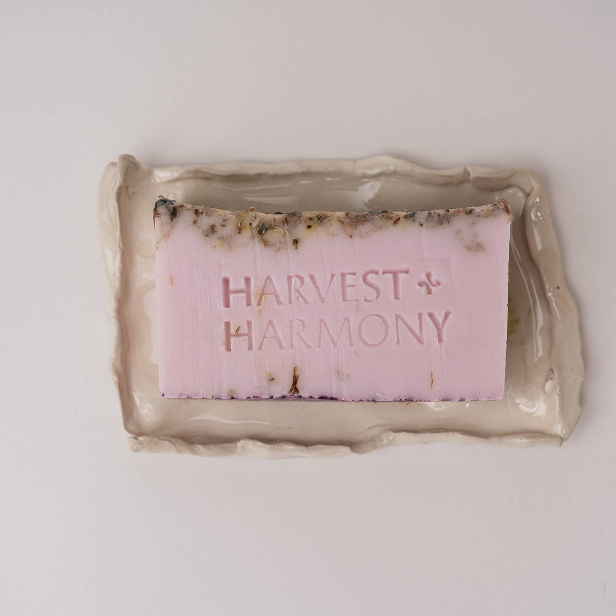 Harvest + Harmony Jasmine Goat Milk Soap With Dish