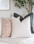 Córdoba Striped Hand Block Printed Pillow Cover