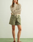 Lizeth Striped Pattern Cardigan