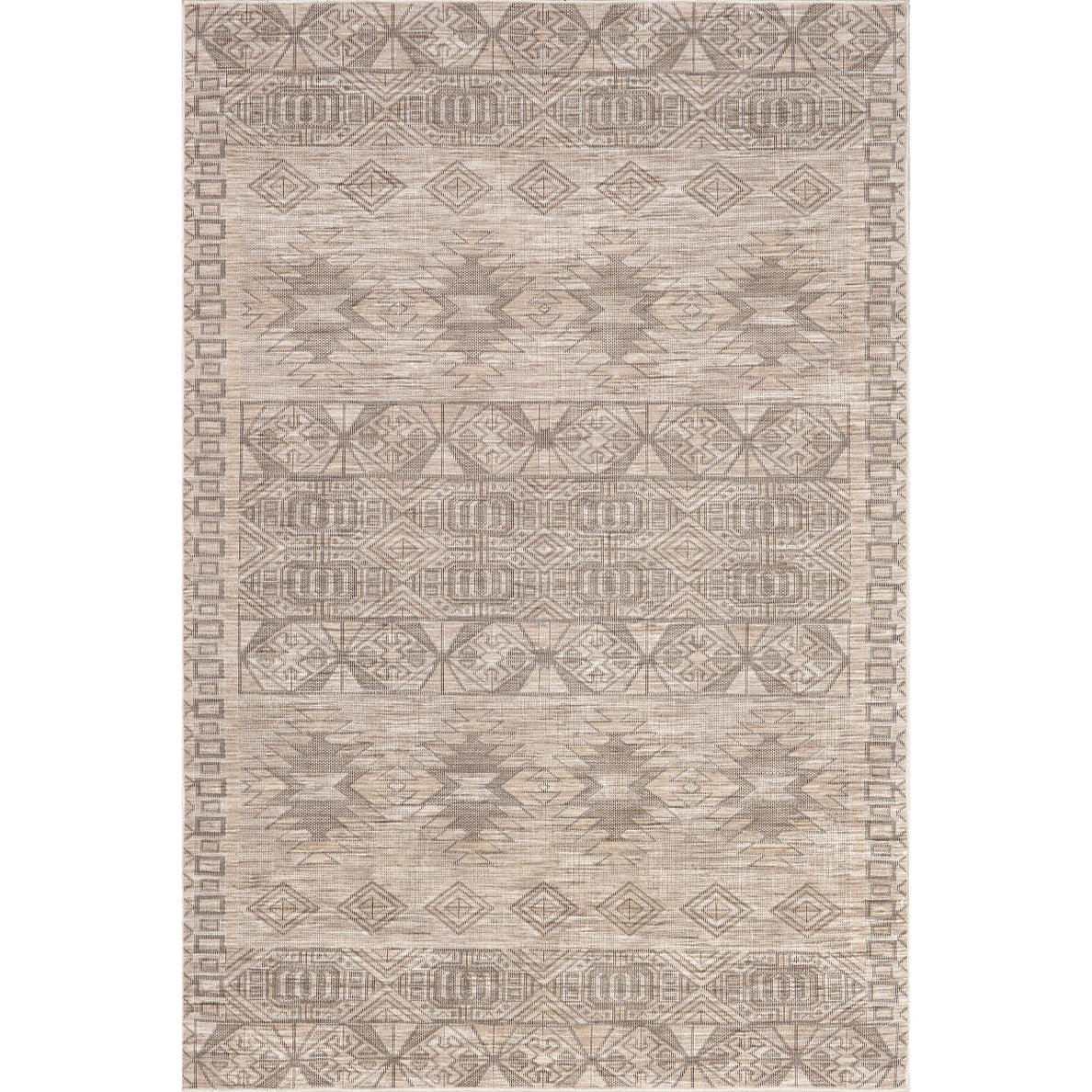 Riya Geometric Machine Washable Area Rug