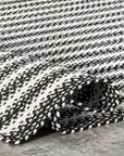 Kennedy Braided Stripes Indoor/Outdoor Area Rug