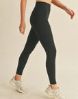 Black Aligned Performance High-Rise Leggings