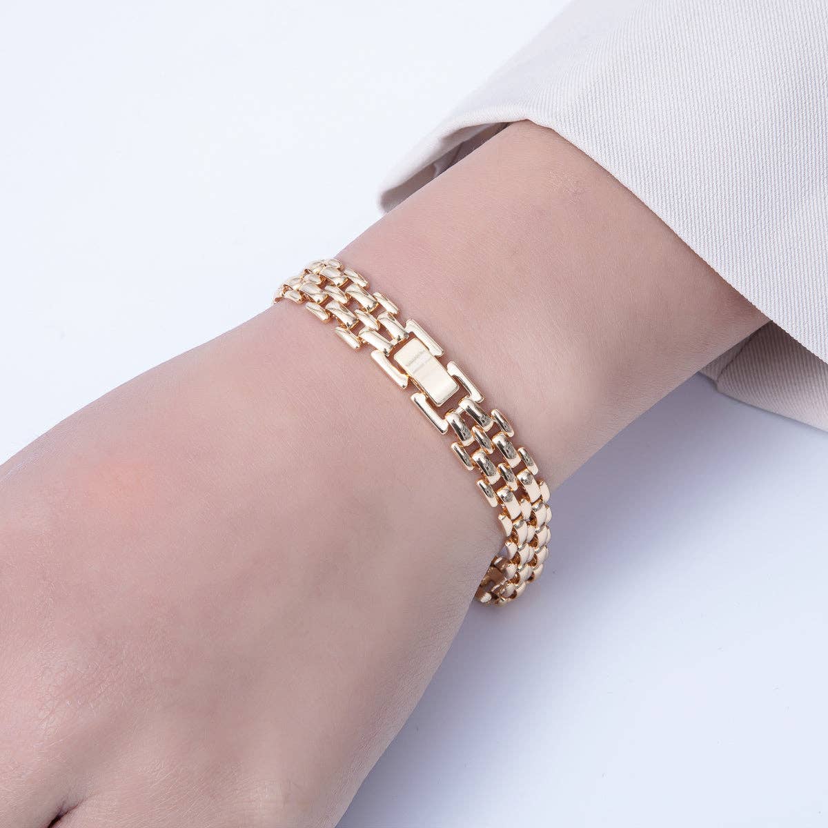 Minimalist Panther Chain Bracelet