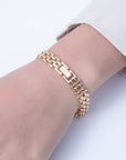 Minimalist Panther Chain Bracelet