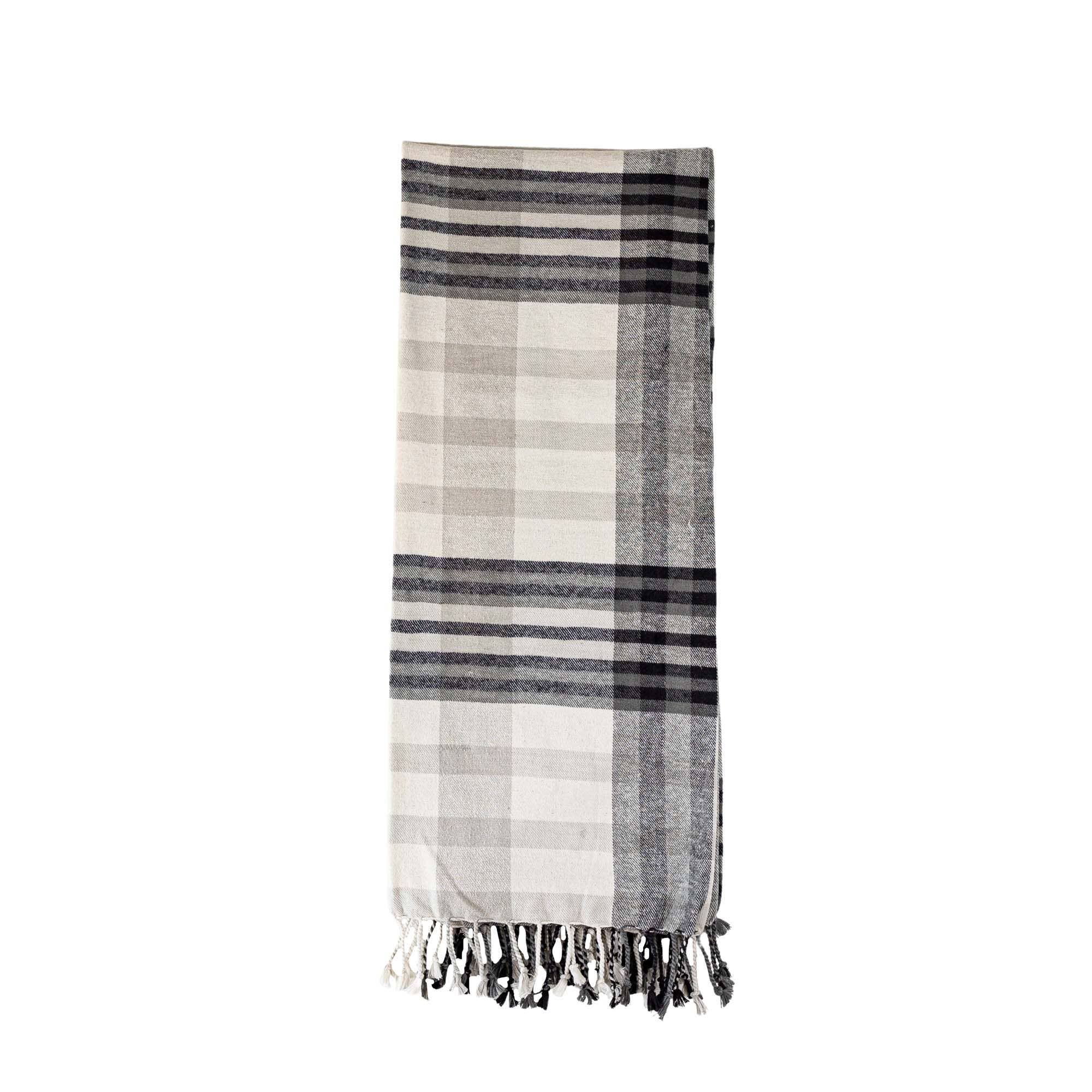 Arlen Woven Plaid Throw Blanket