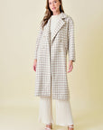 Elle Houndstooth Coat