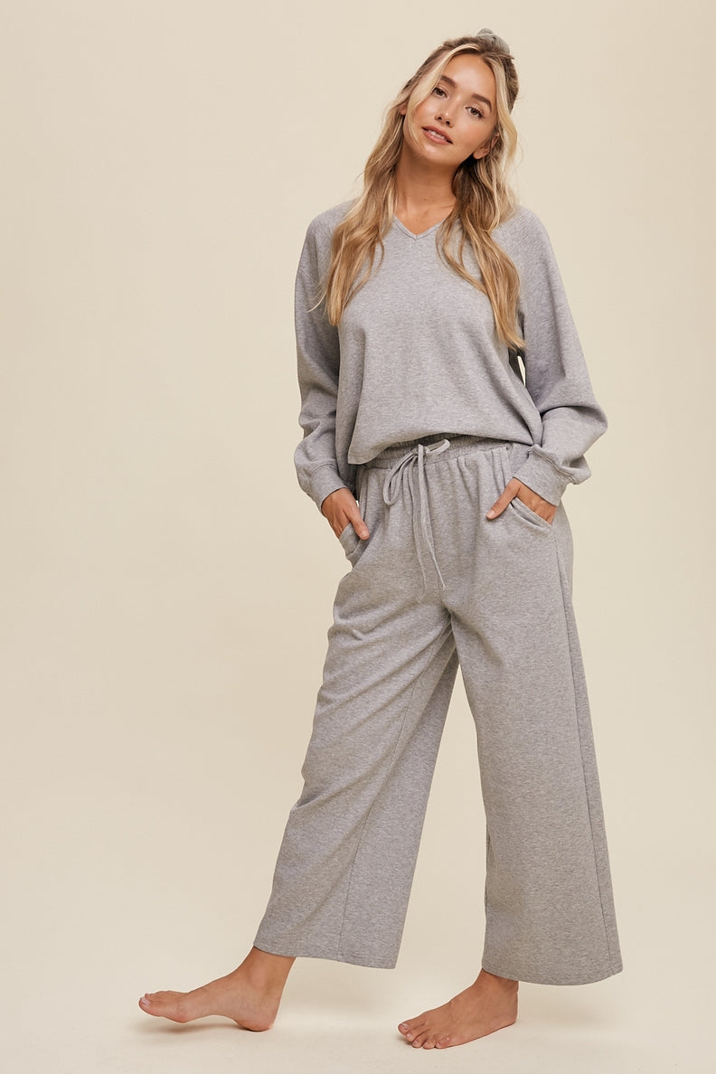 Relaxed V-Neck Lounge Set