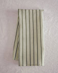 Tea Towel / Two Tone Stripe Green