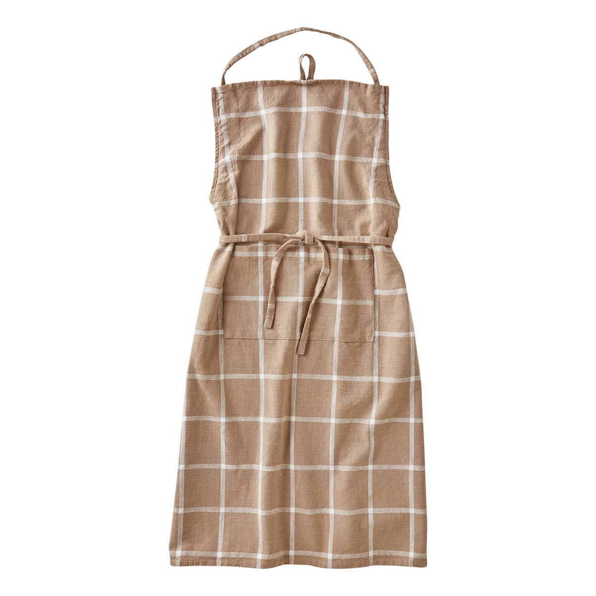 Classic Check Slub Apron - Linen - Cloth + Cabin