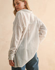 Lyla Striped Button Down Shirts