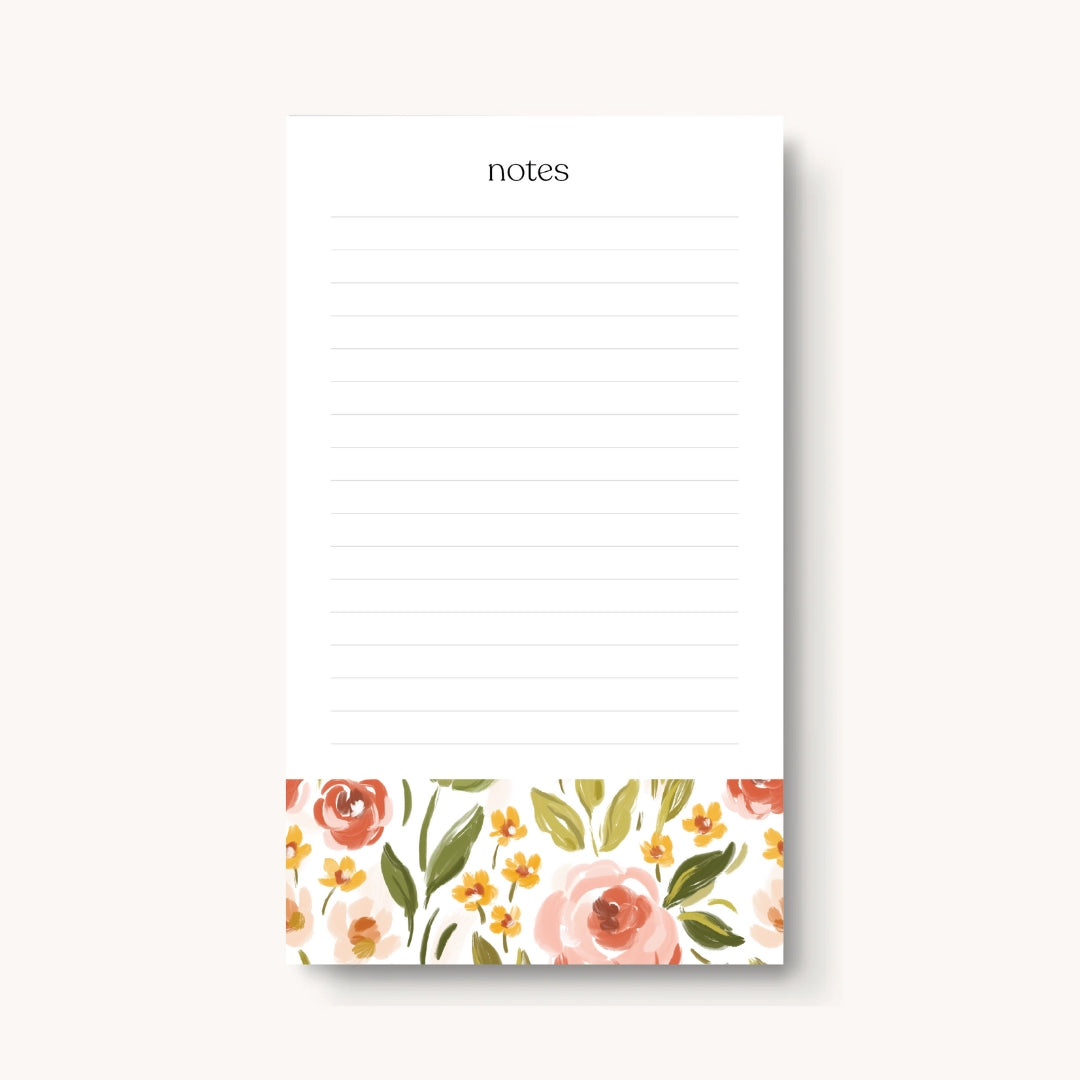 Spring Garden Lined Notepad - Cloth + Cabin