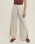 Perrin Striped Wide Leg Pants