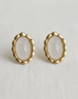 Elegant Vintage-Style Floral Drop Earrings