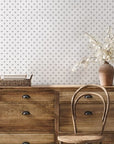 Gem Geo Grey Peel and Stick Wallpaper