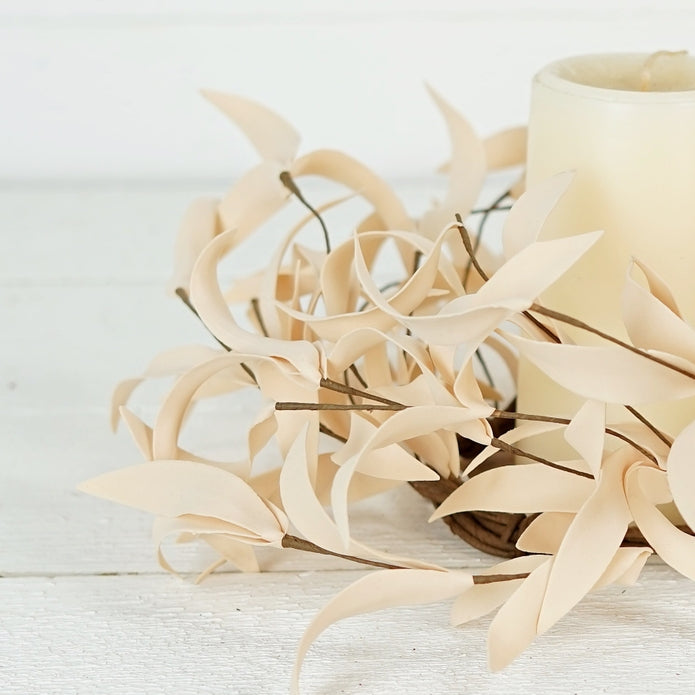 Buttercup Herb Leaf Mini Wreath