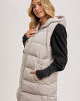 Longline Puffer Vest