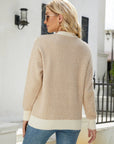 Priscine Knit Herringbone Sweater