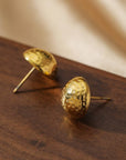 18K Gold Geometric Earrings