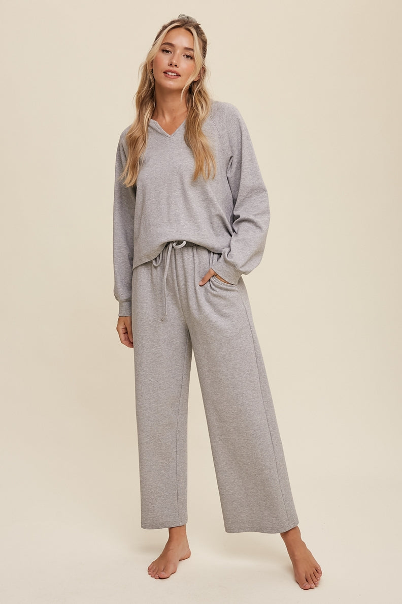 Relaxed V-Neck Lounge Set